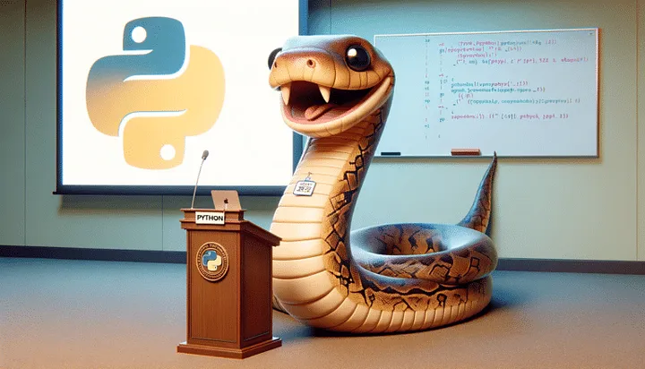 python snake speech