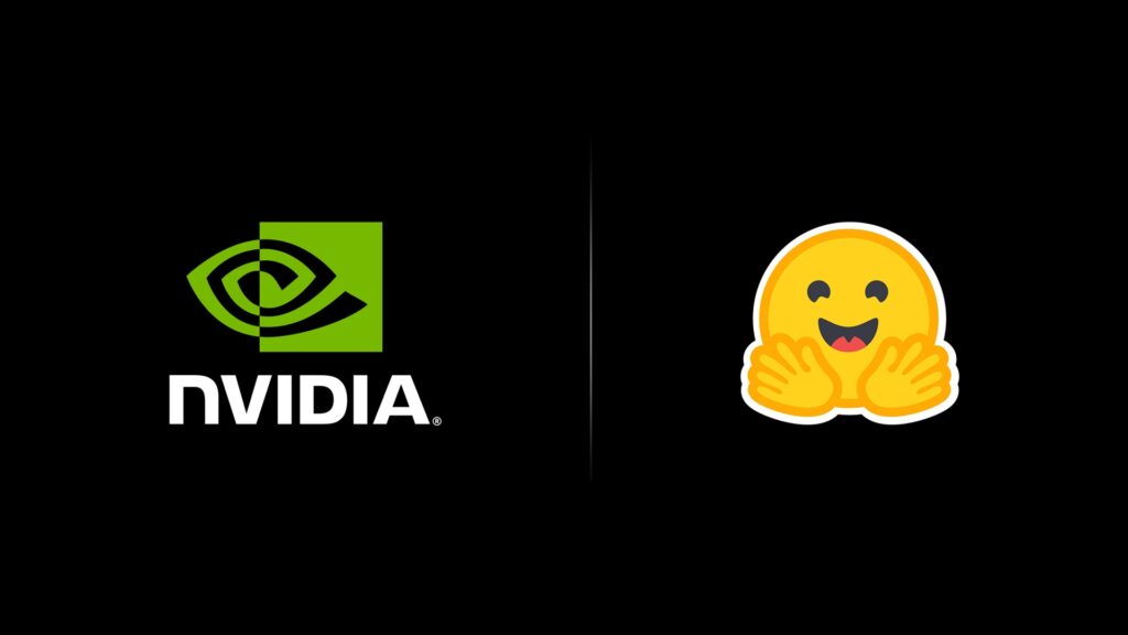 Nvidia & hugging face logo