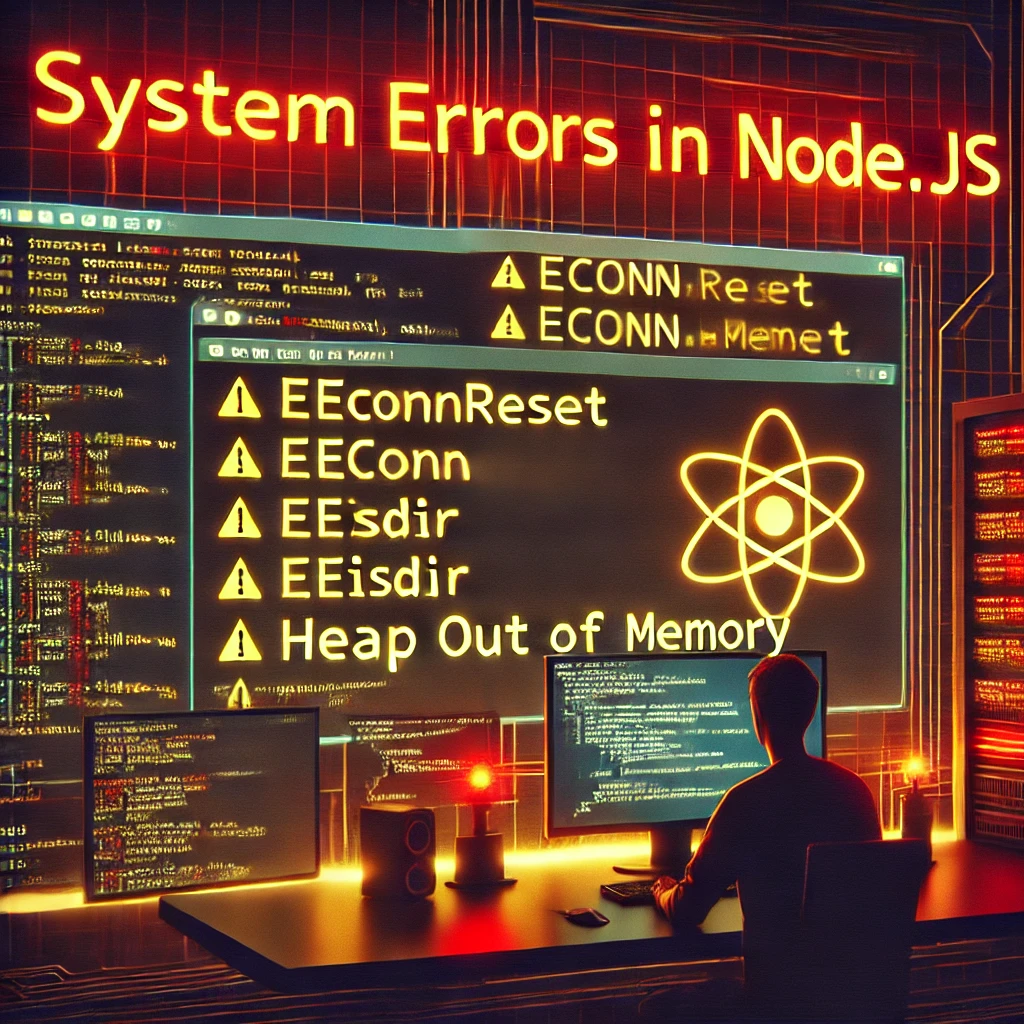 node.js system errors