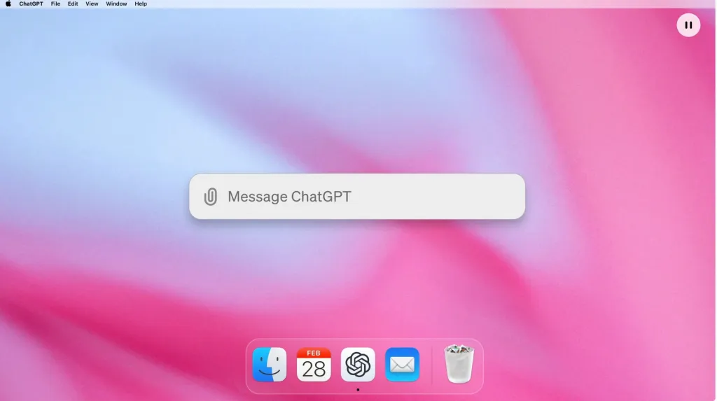 اپلیکیشن ChatGPT برای macOS منتشر شد؛ همه قابلیت‌ها و نحوه استفاده